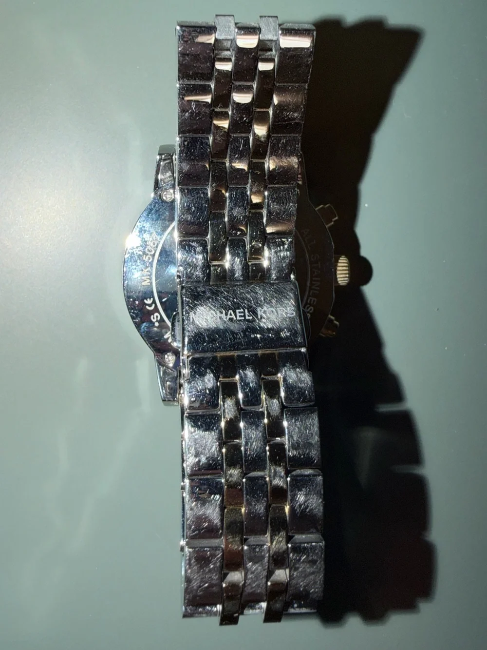 Michael Kors Two-Tone Silver and Gold Chronograph Watch